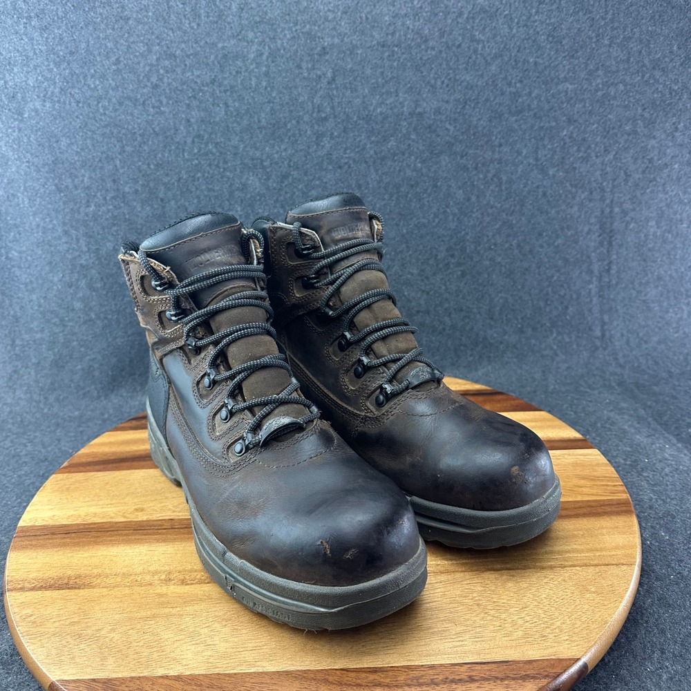 Wolverine I-90 DURASHOCKS W10873 Men's Comp-Toe Work Boot Brown US Size 11.5 - Picture 3 of 12